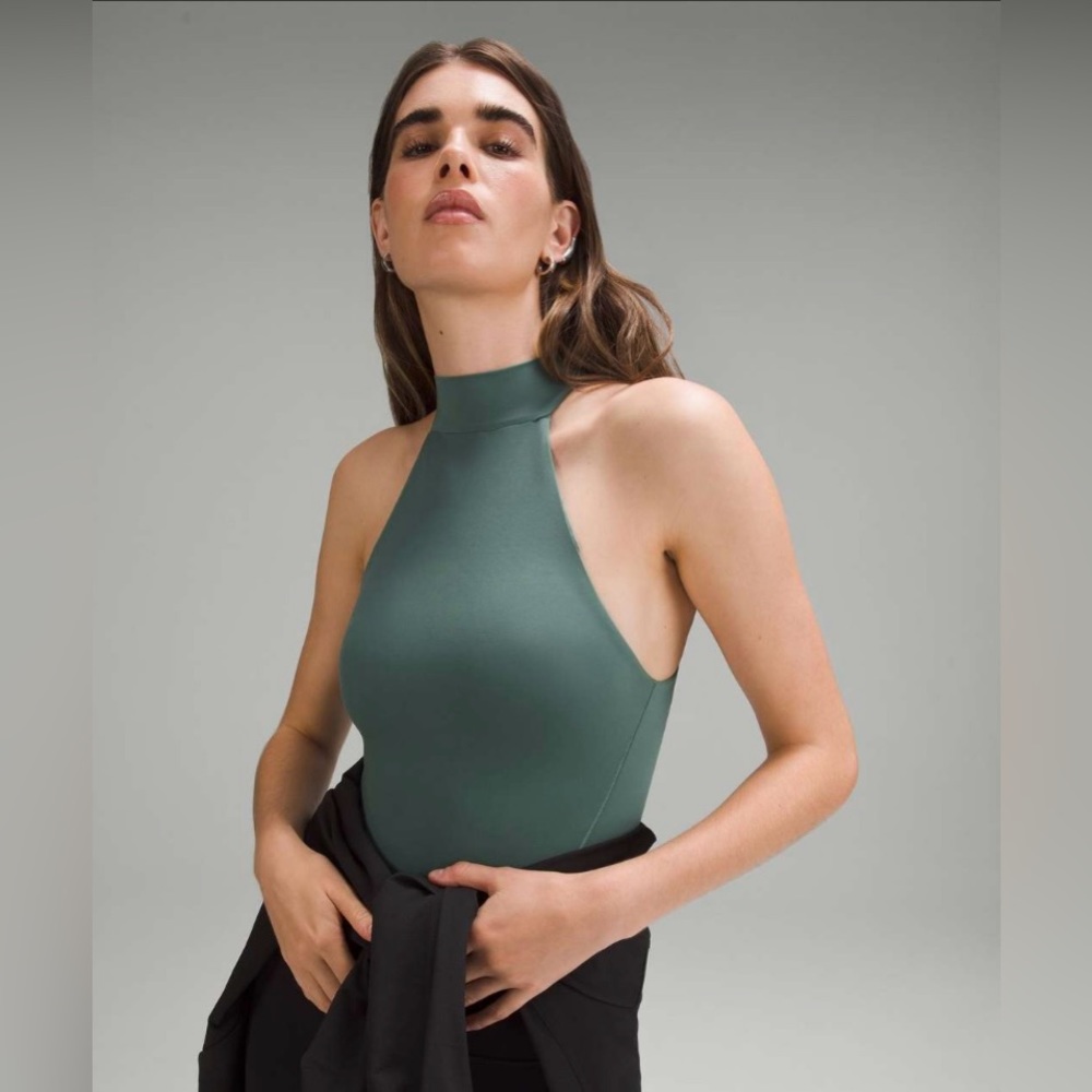 Lululemon Wundermost Ultra-Soft Nulu Mockneck Sleeveless Bodysuit